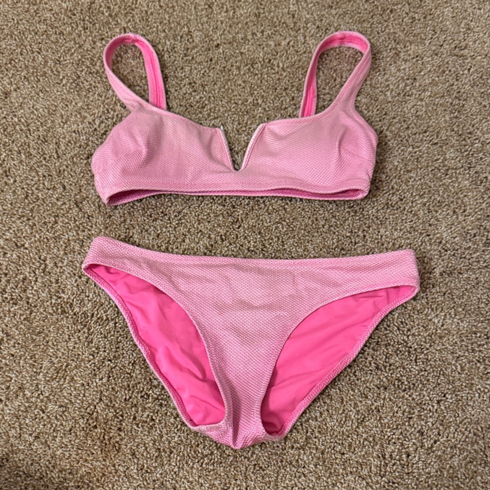 Aerie Pink Bikini Set